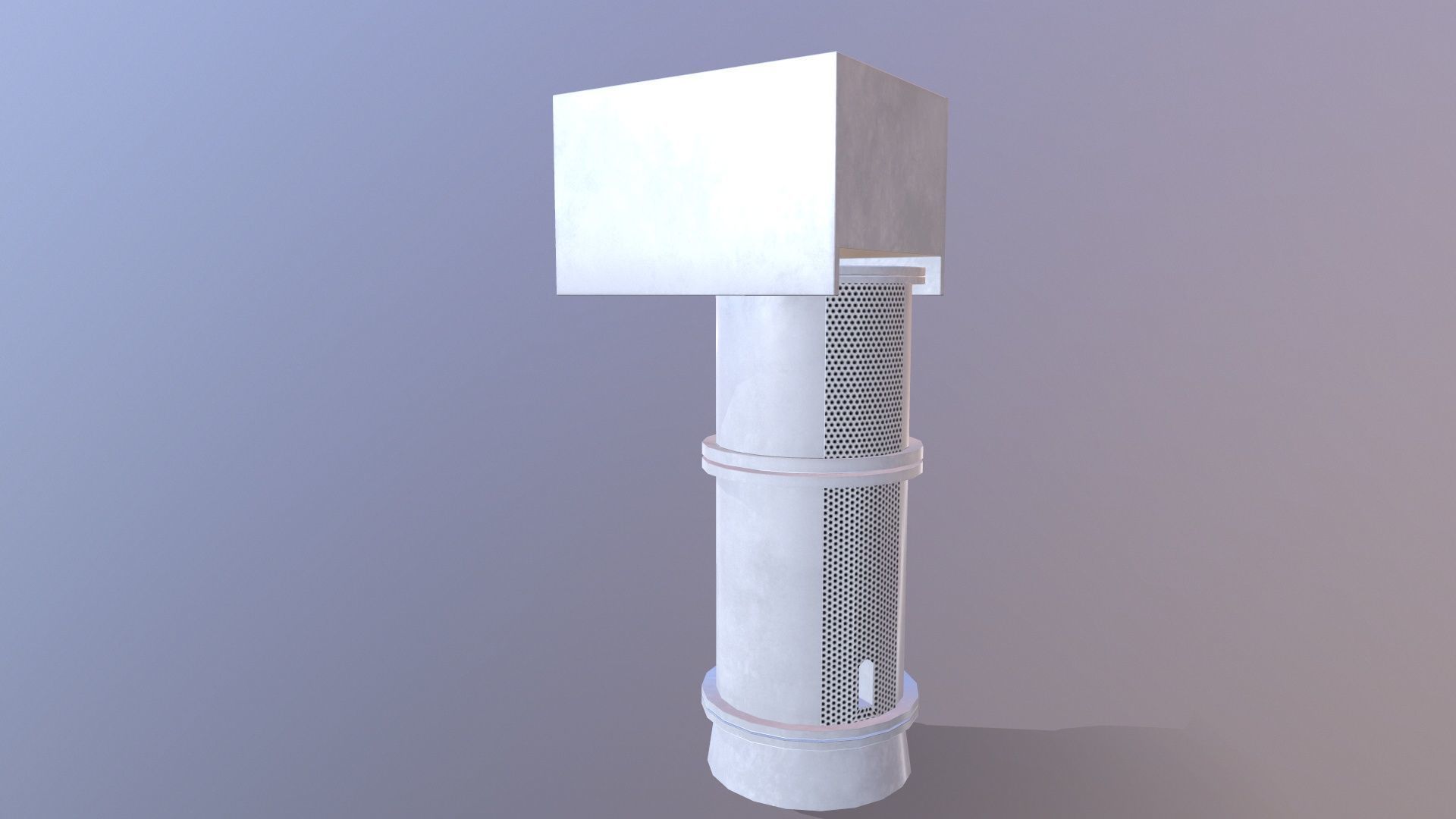 Isolate Pump Low-poly 3D model_3