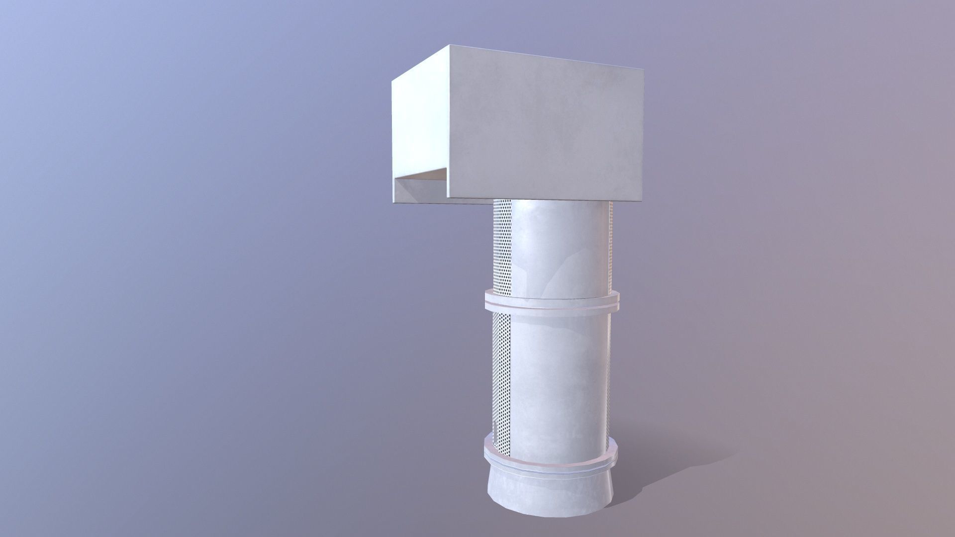 Isolate Pump Low-poly 3D model_2