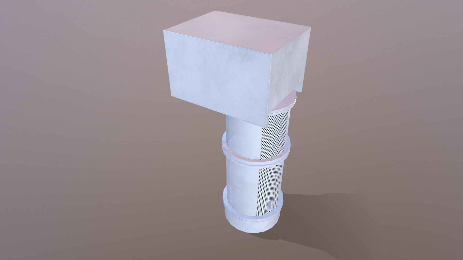 Isolate Pump Low-poly 3D model_7