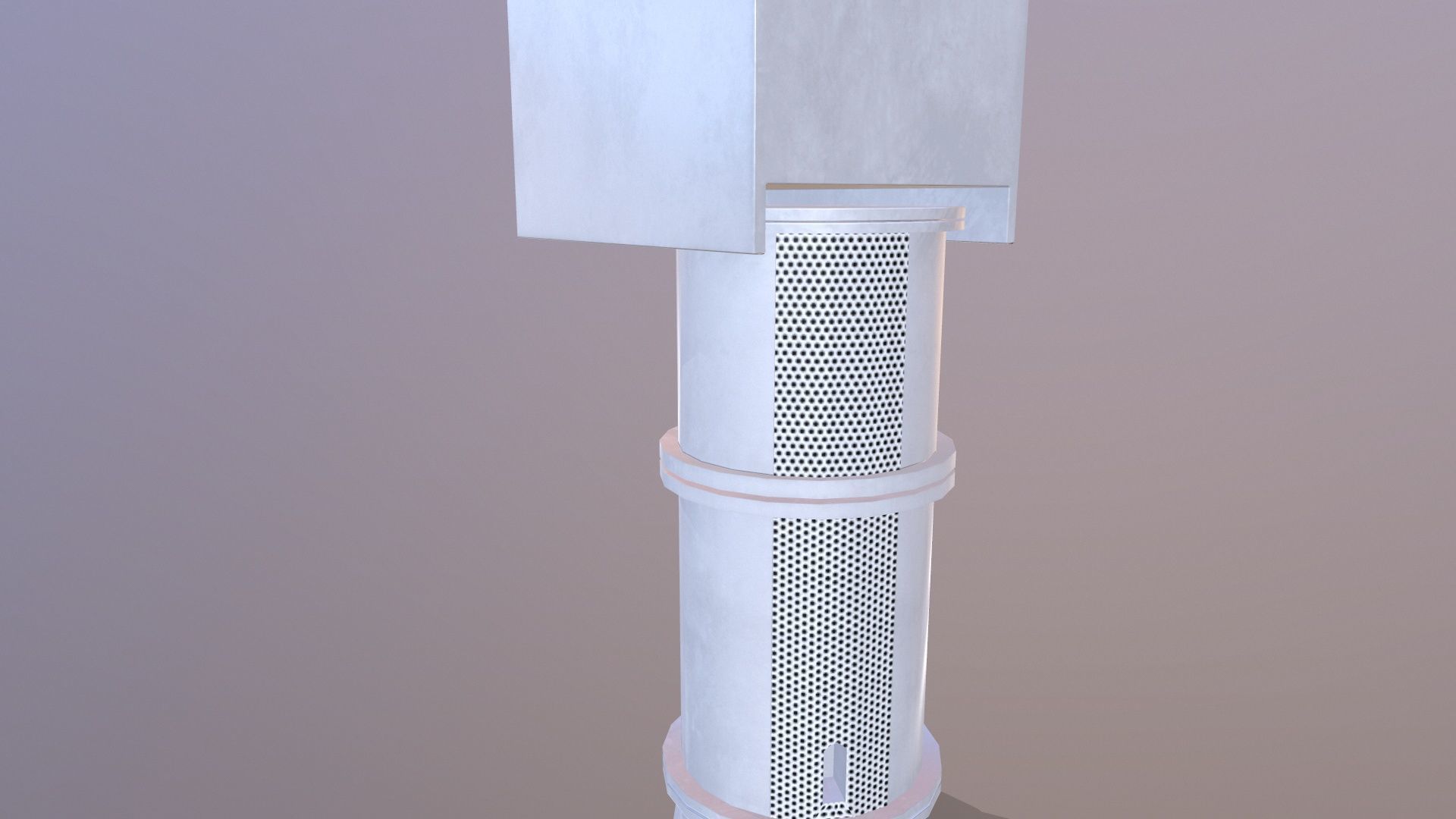 Isolate Pump Low-poly 3D model_8