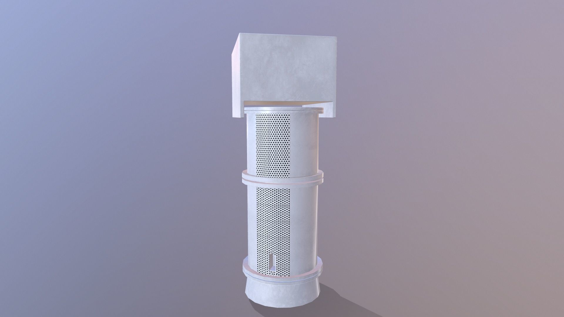 Isolate Pump Low-poly 3D model_4