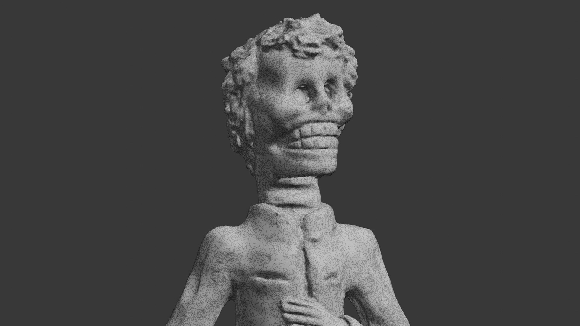 Catrin Figurine Day of dead 3D model_1