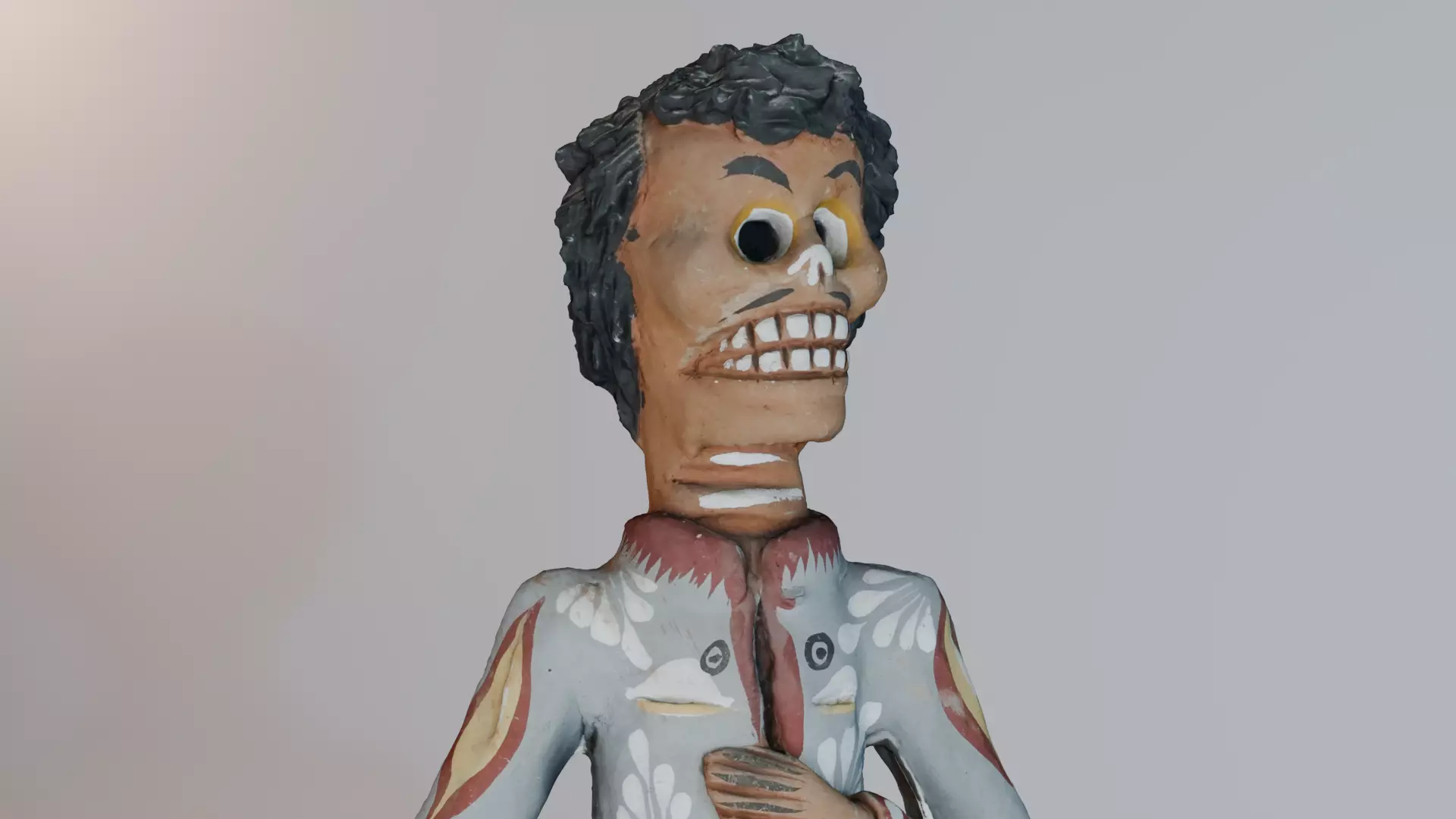 Catrin Figurine Day of dead 3D model_0