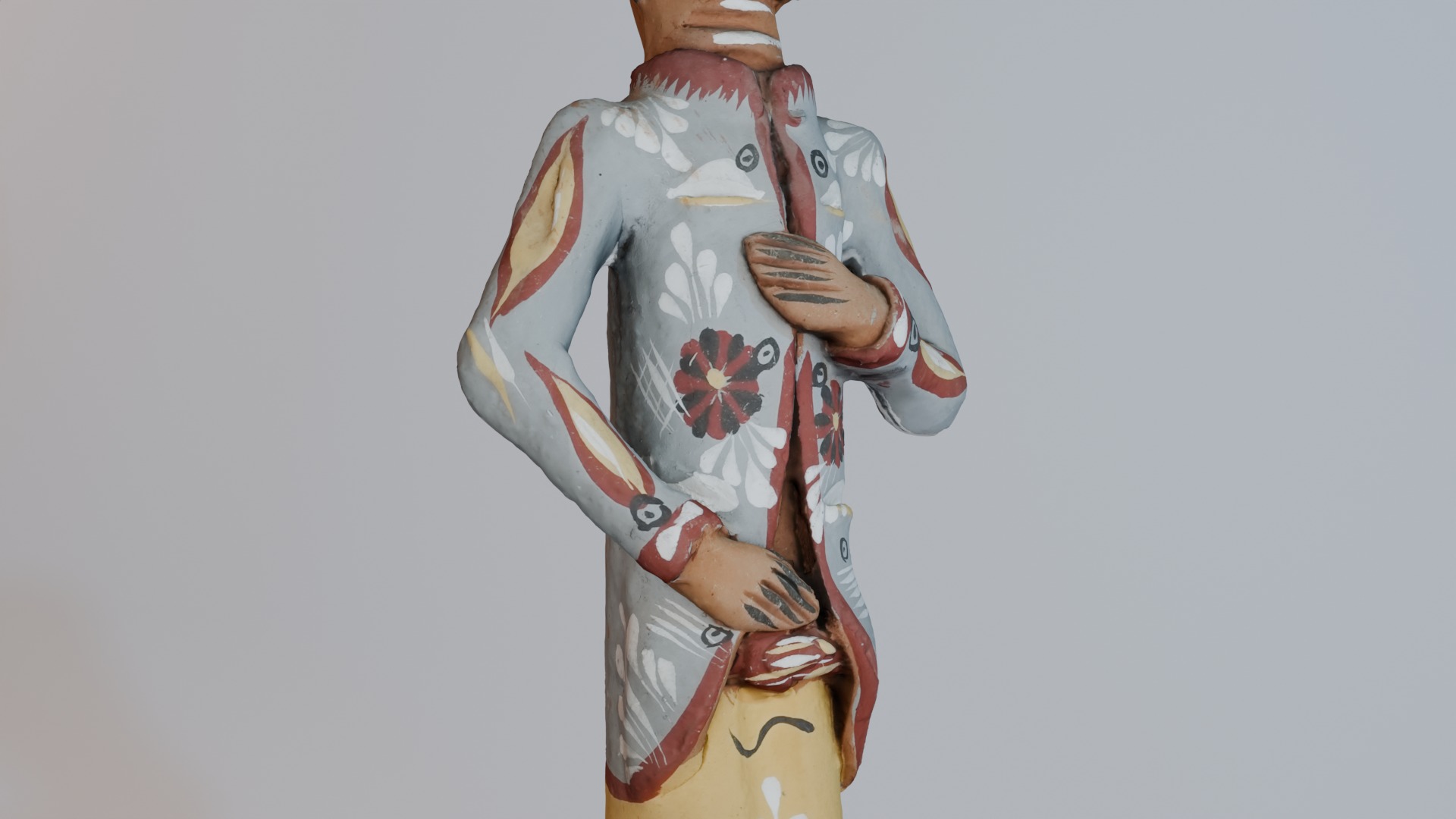 Catrin Figurine Day of dead 3D model_2