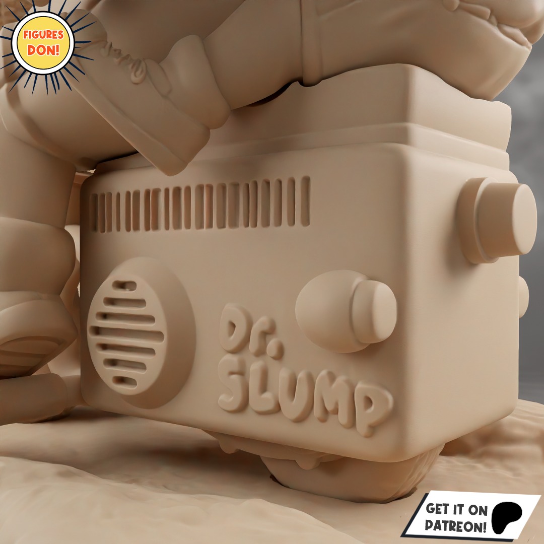 Arale and Senbei - Dr Slump 3D print model_6