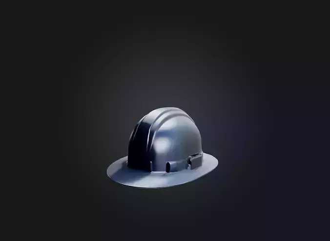 hard hat Low-poly 3D model
