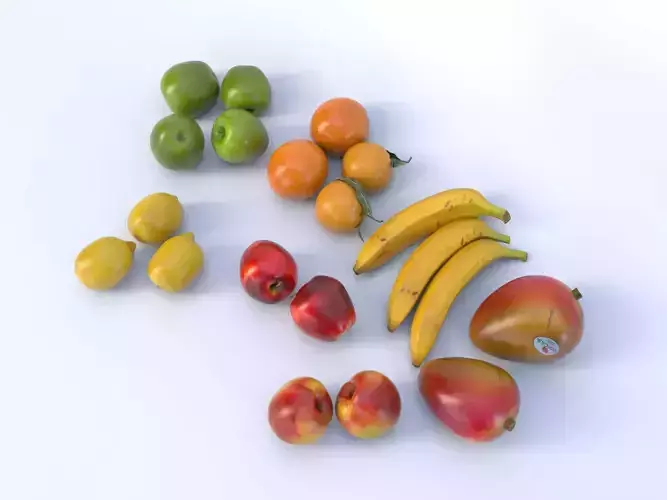 3D Fruit Collection