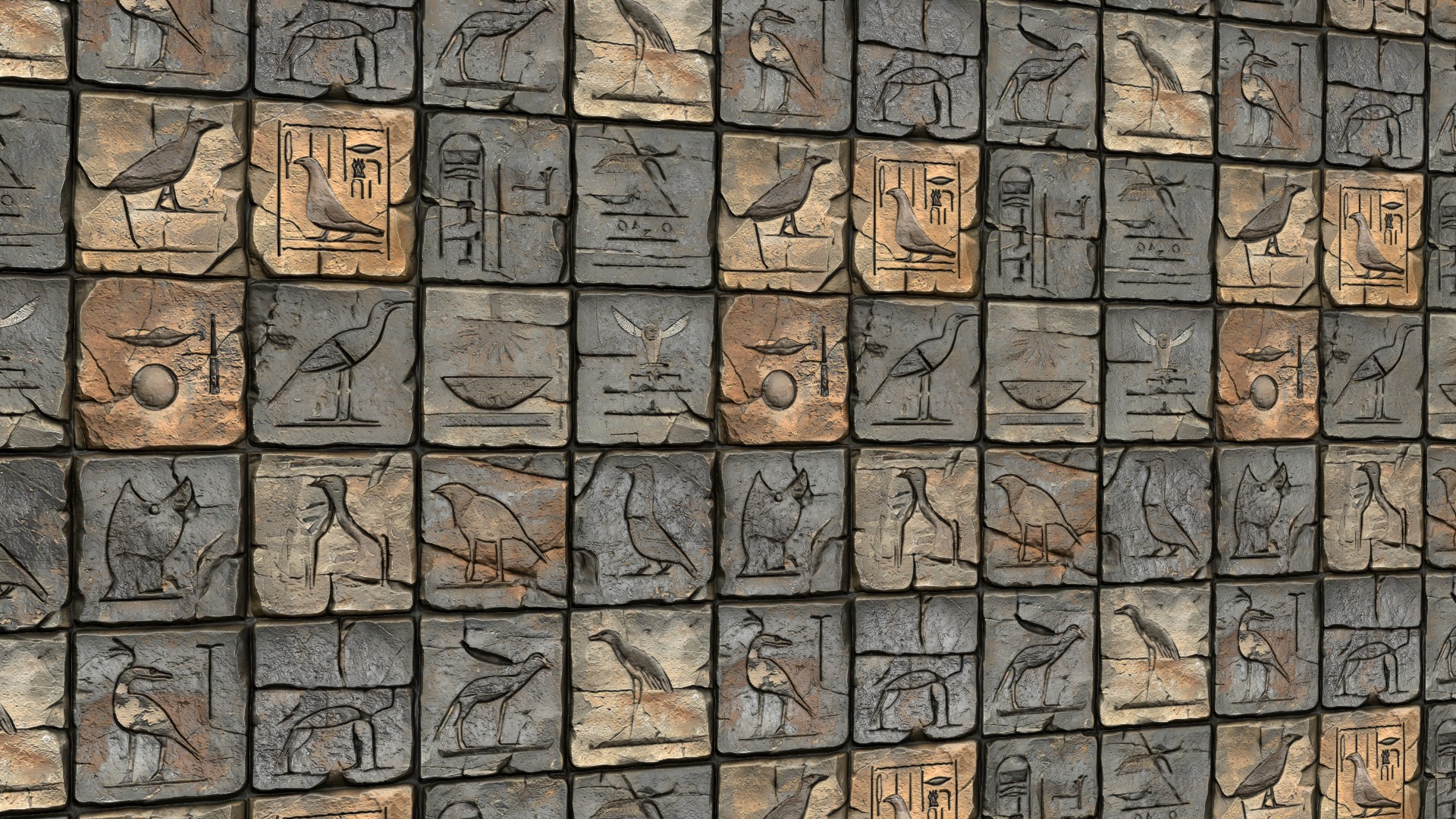 10 Egypt wall VOL01 4K Seamless PNG PBR Textures Texture_5