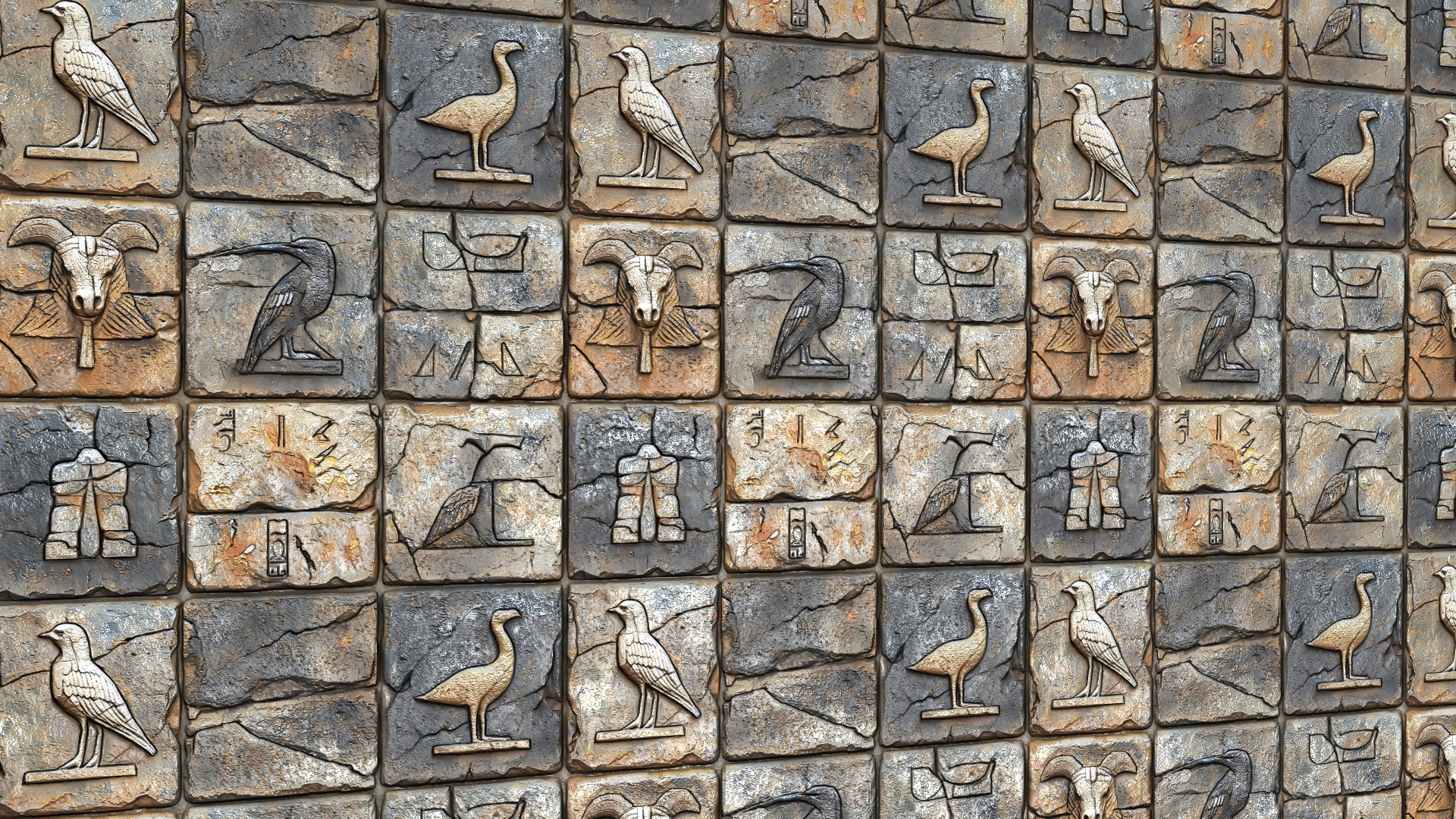 10 Egypt wall VOL01 4K Seamless PNG PBR Textures Texture_8