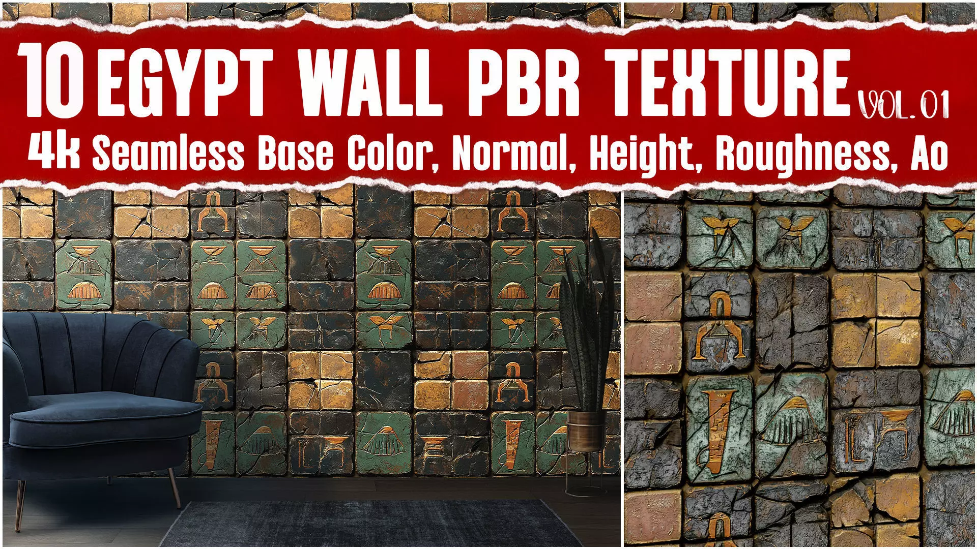 10 Egypt wall VOL01 4K Seamless PNG PBR Textures Texture_0