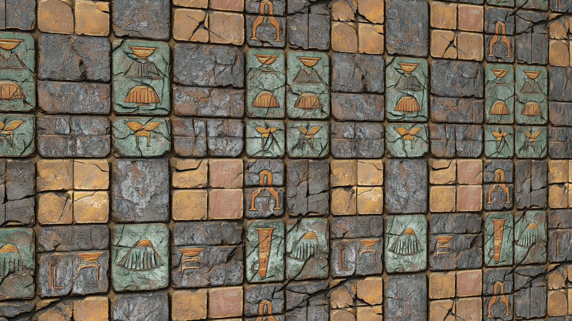 10 Egypt wall VOL01 4K Seamless PNG PBR Textures Texture_6