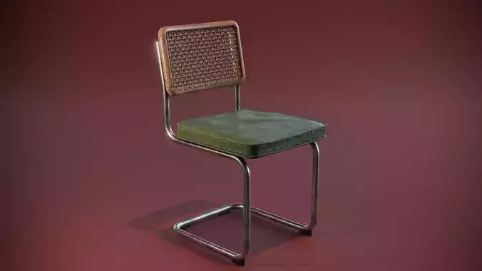 Mid-Century Rattan Chair