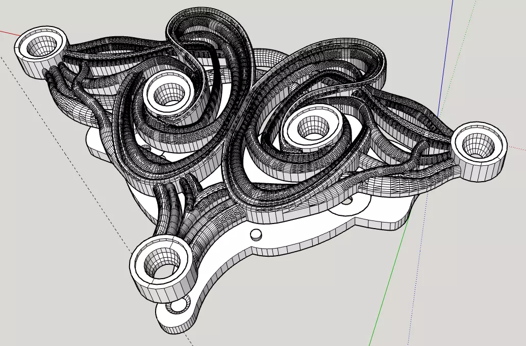 Padme Amidala Satin Nightgown Brooch - Cosplay Prop Star Wars 3D print model