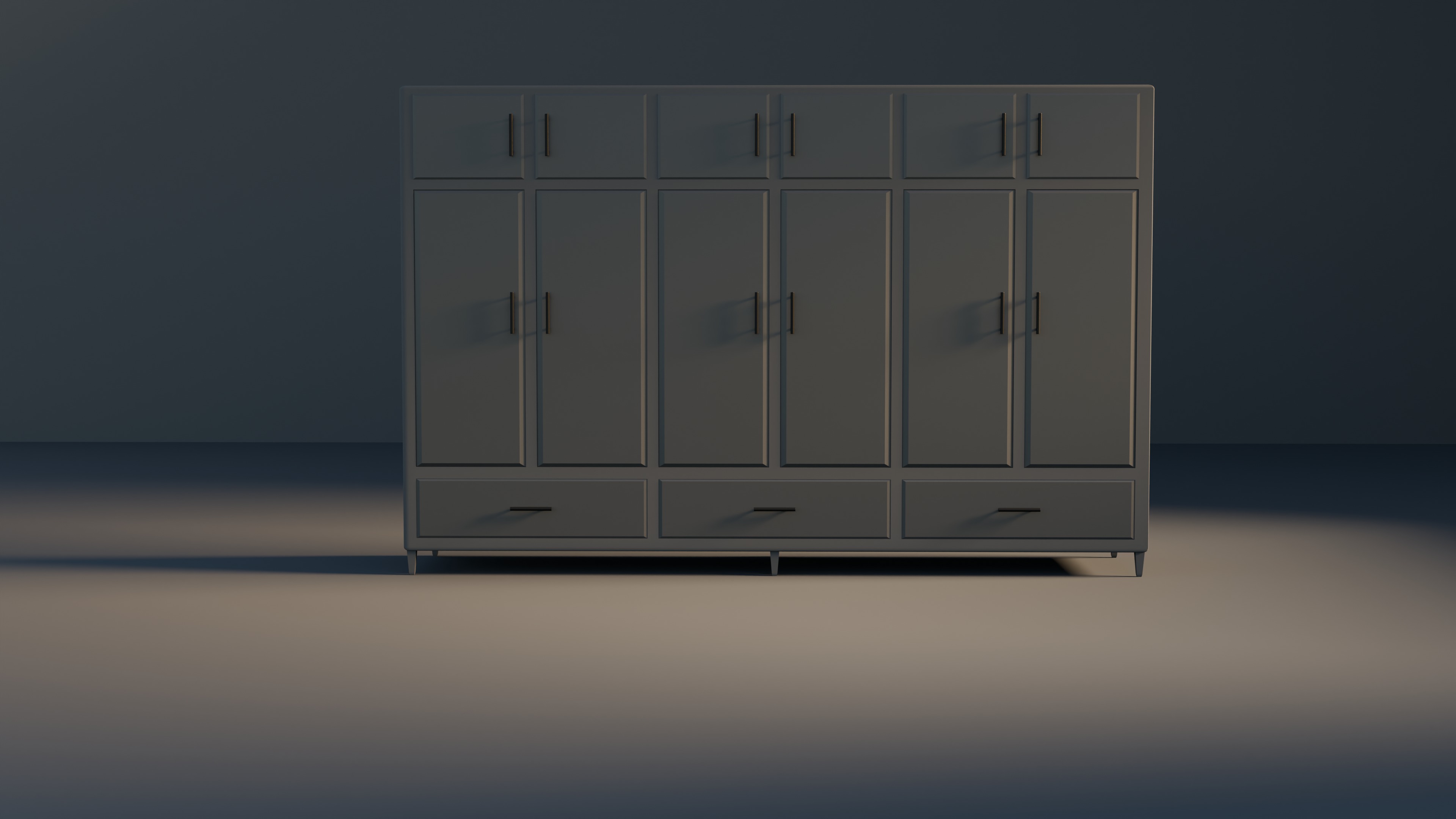 BedRoom 12 piece 3D print model_1