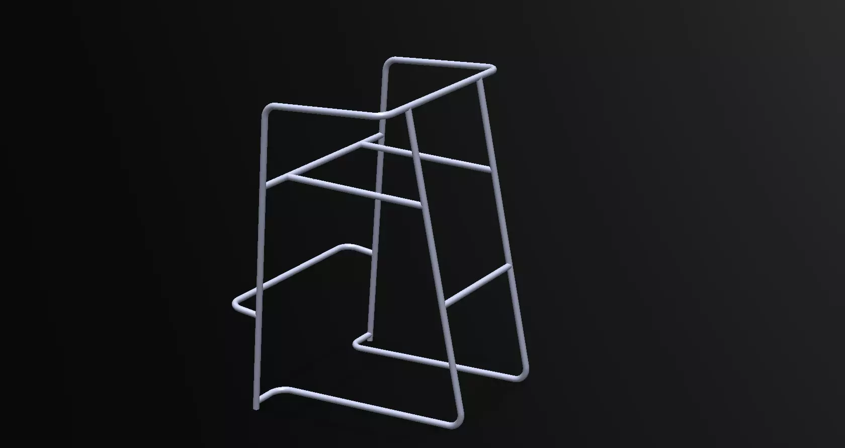 Metal Chair 3D model_0