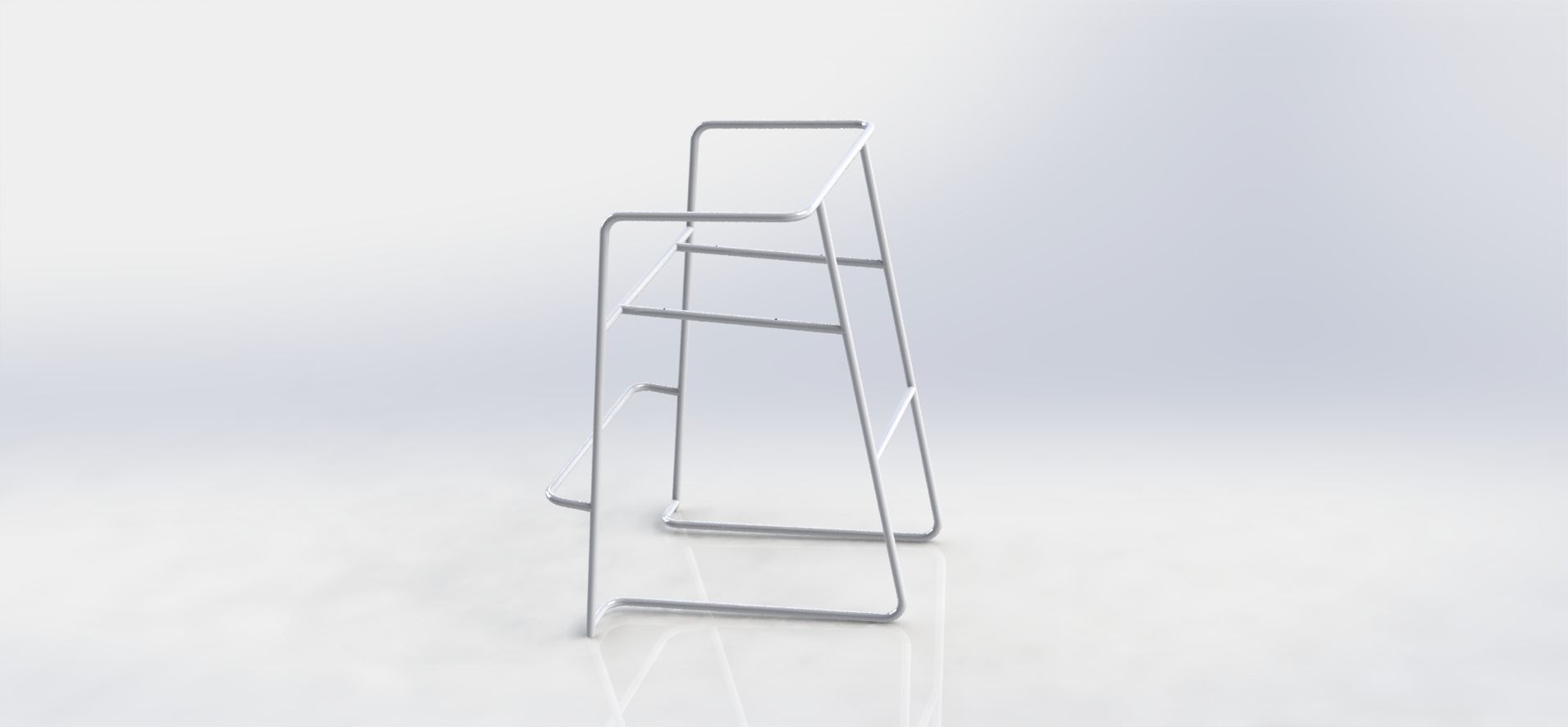 Metal Chair 3D model_1