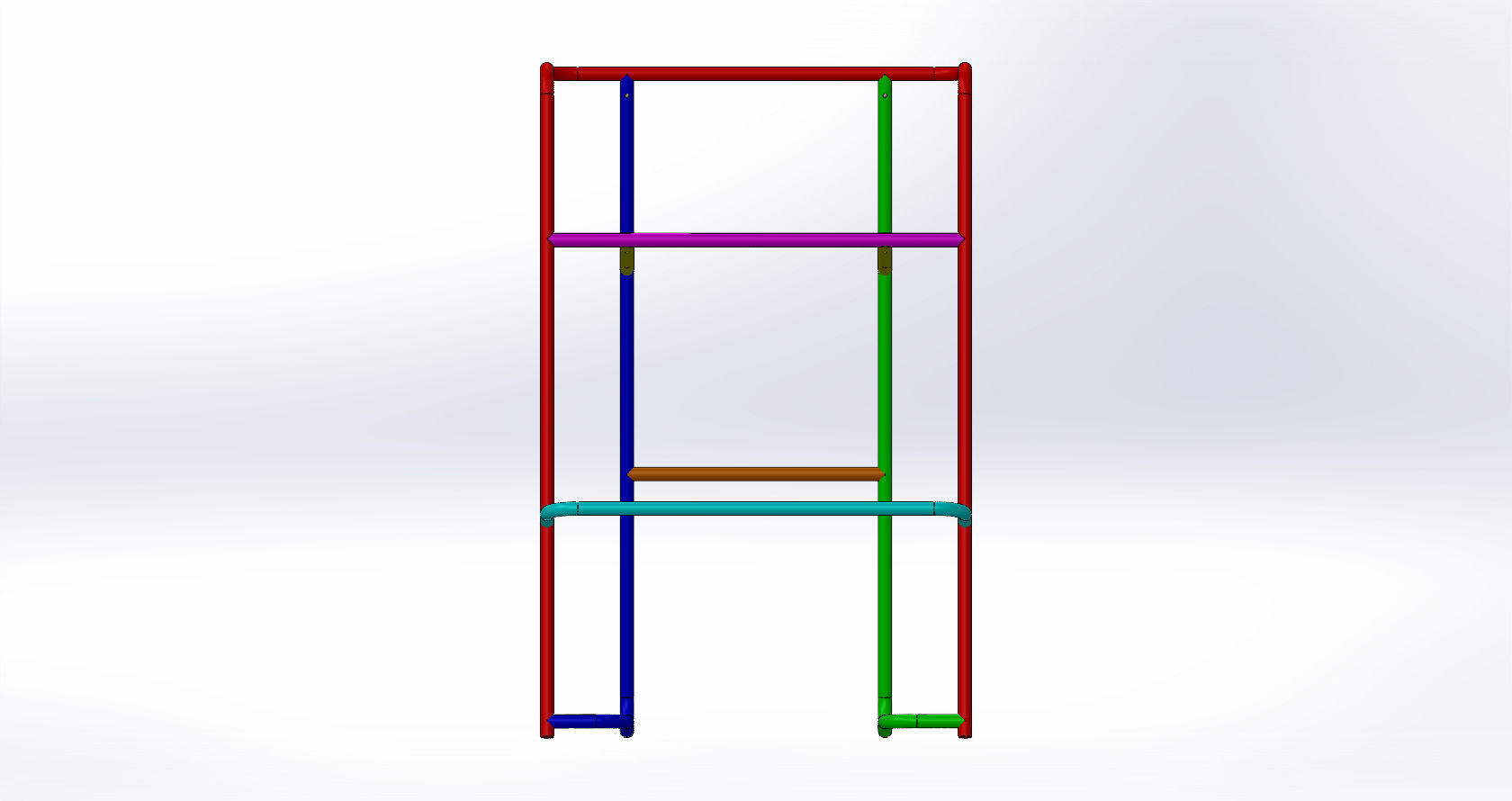 Metal Chair 3D model_5
