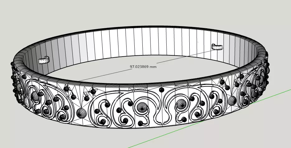 Padme Amidala Packing Outfit Arm Band - Cosplay Prop Star Wars 3D print model