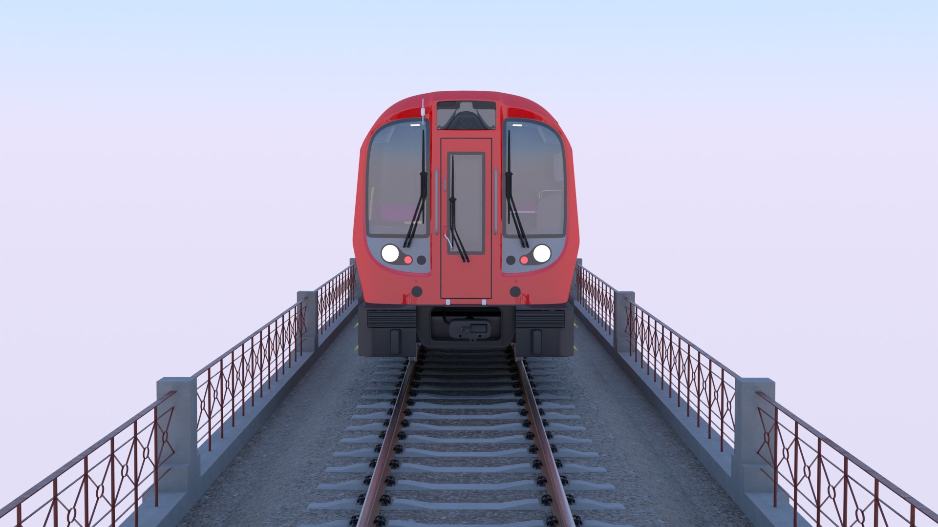 London underground viaduct 3D model_12