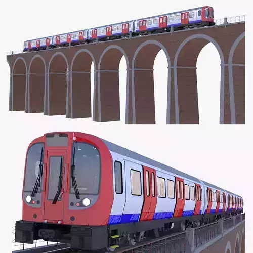 London underground viaduct 3D model