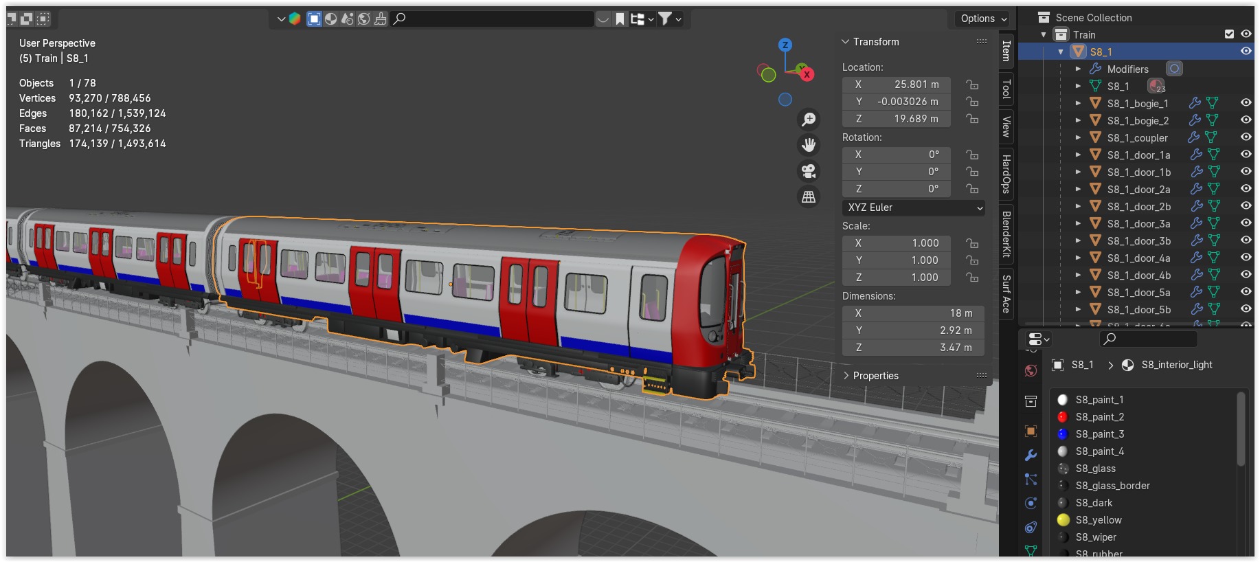 London underground viaduct 3D model_17