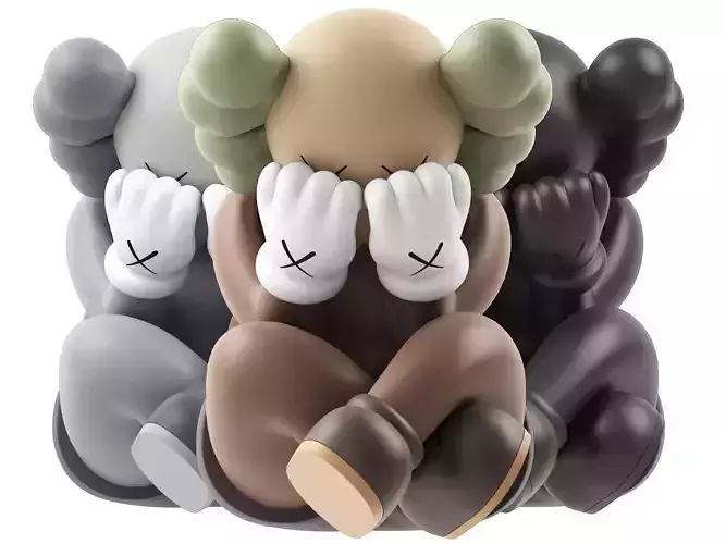 kaws separated vinyl figures collection
