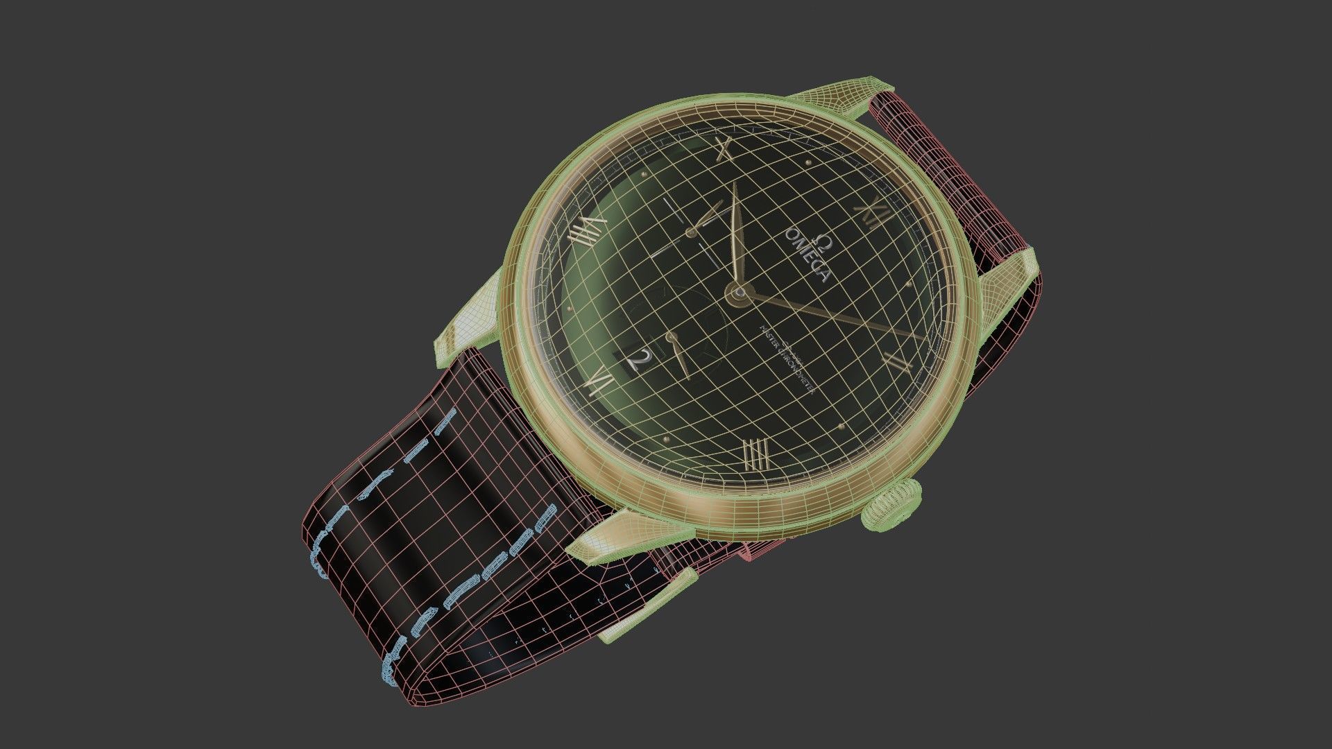 Realistic Omega Watch 3D model_16