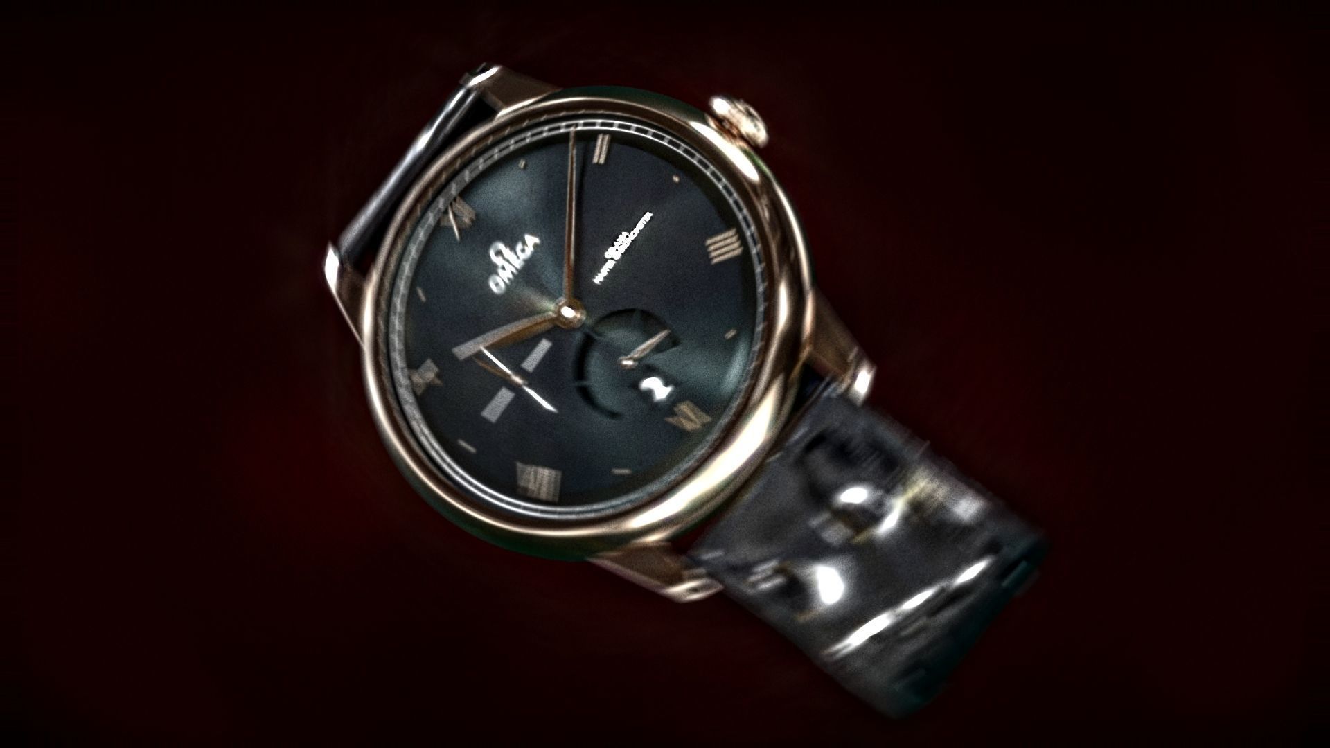 Realistic Omega Watch 3D model_8