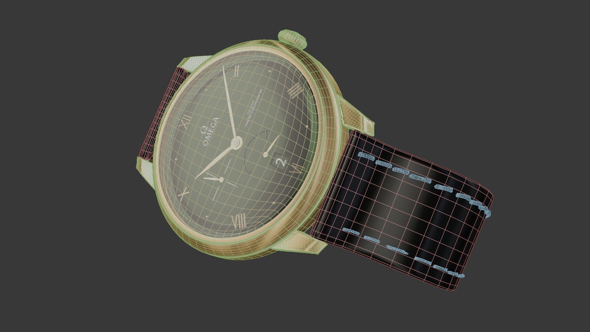 Realistic Omega Watch 3D model_14