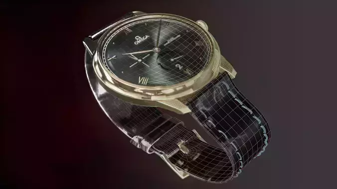 Realistic Omega Watch 3D model