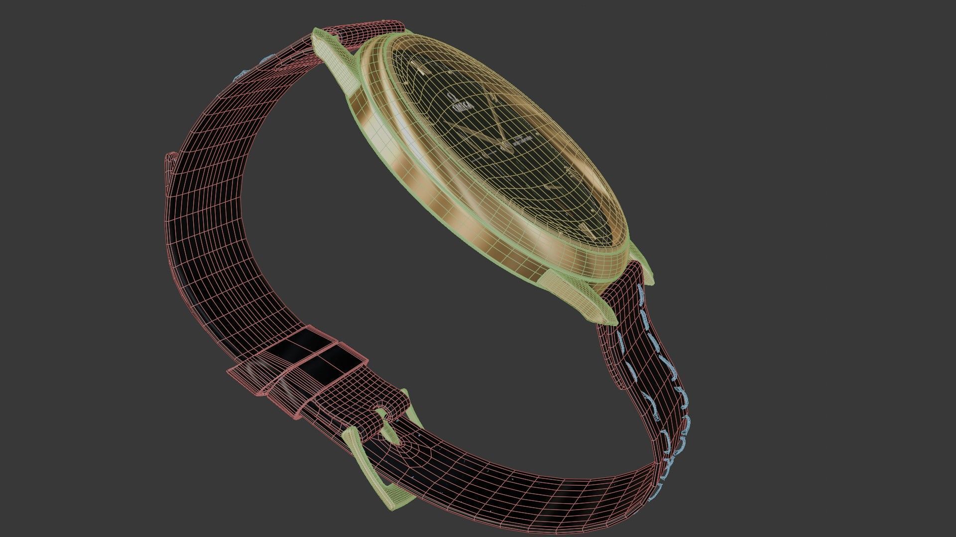 Realistic Omega Watch 3D model_17