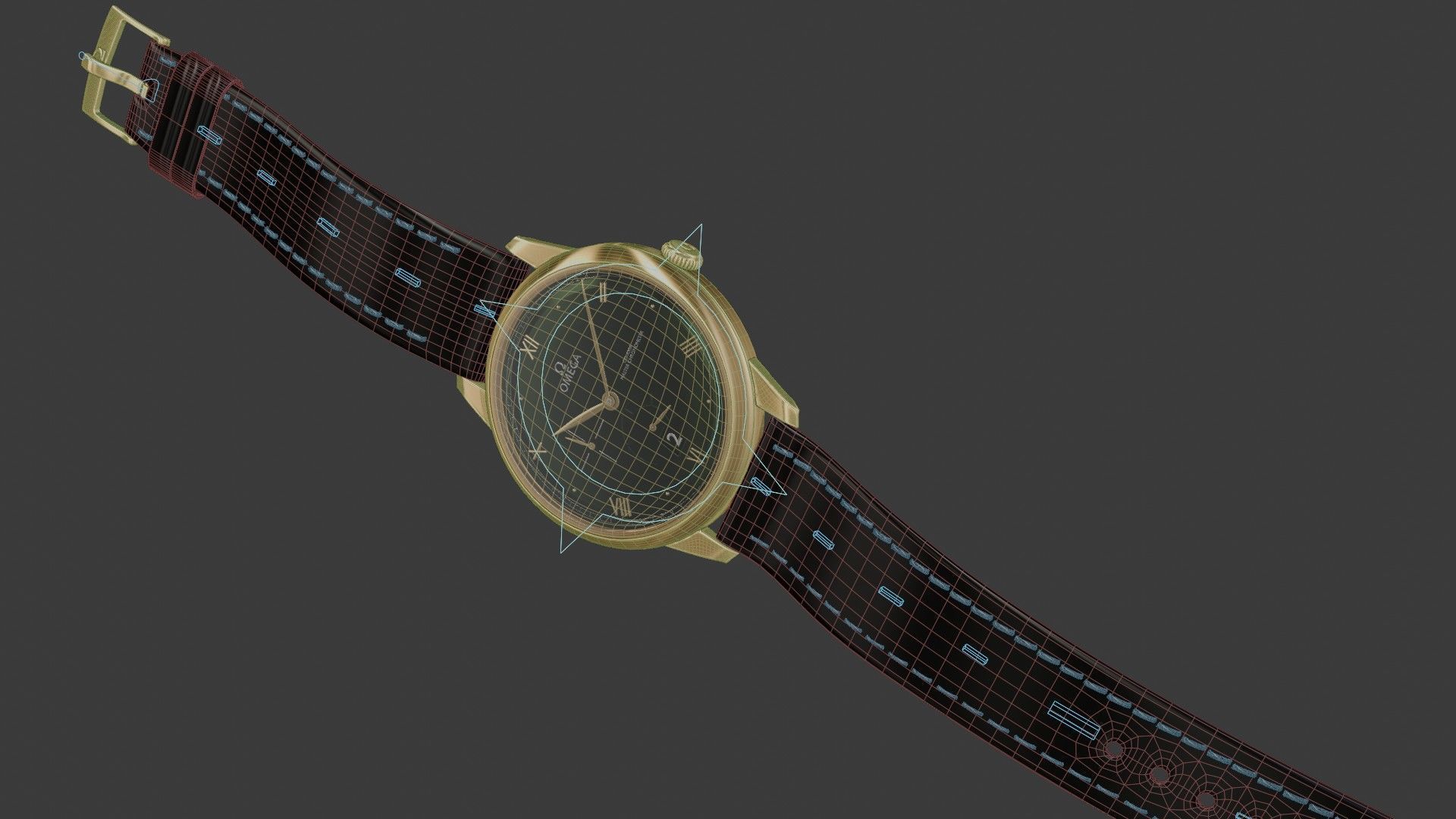 Realistic Omega Watch 3D model_29