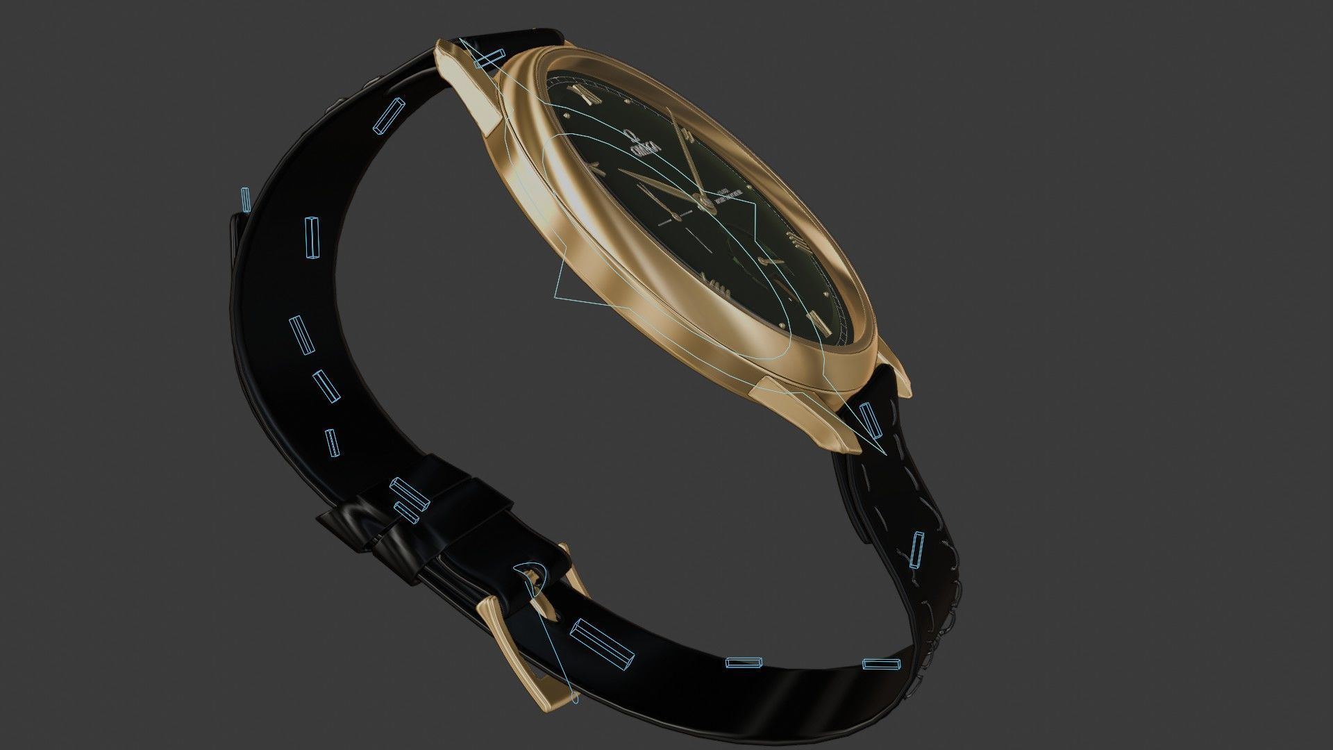 Realistic Omega Watch 3D model_21
