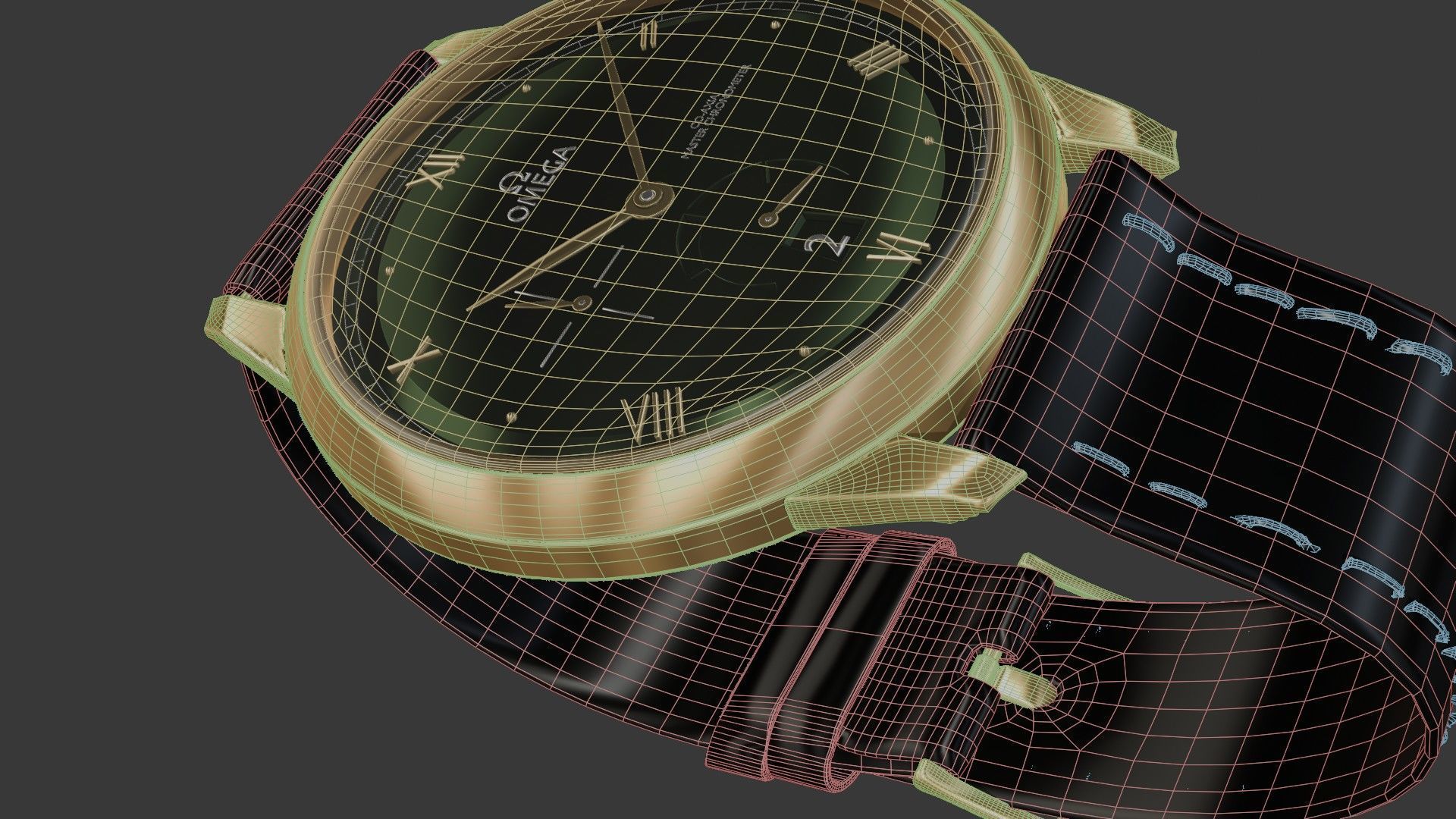 Realistic Omega Watch 3D model_13