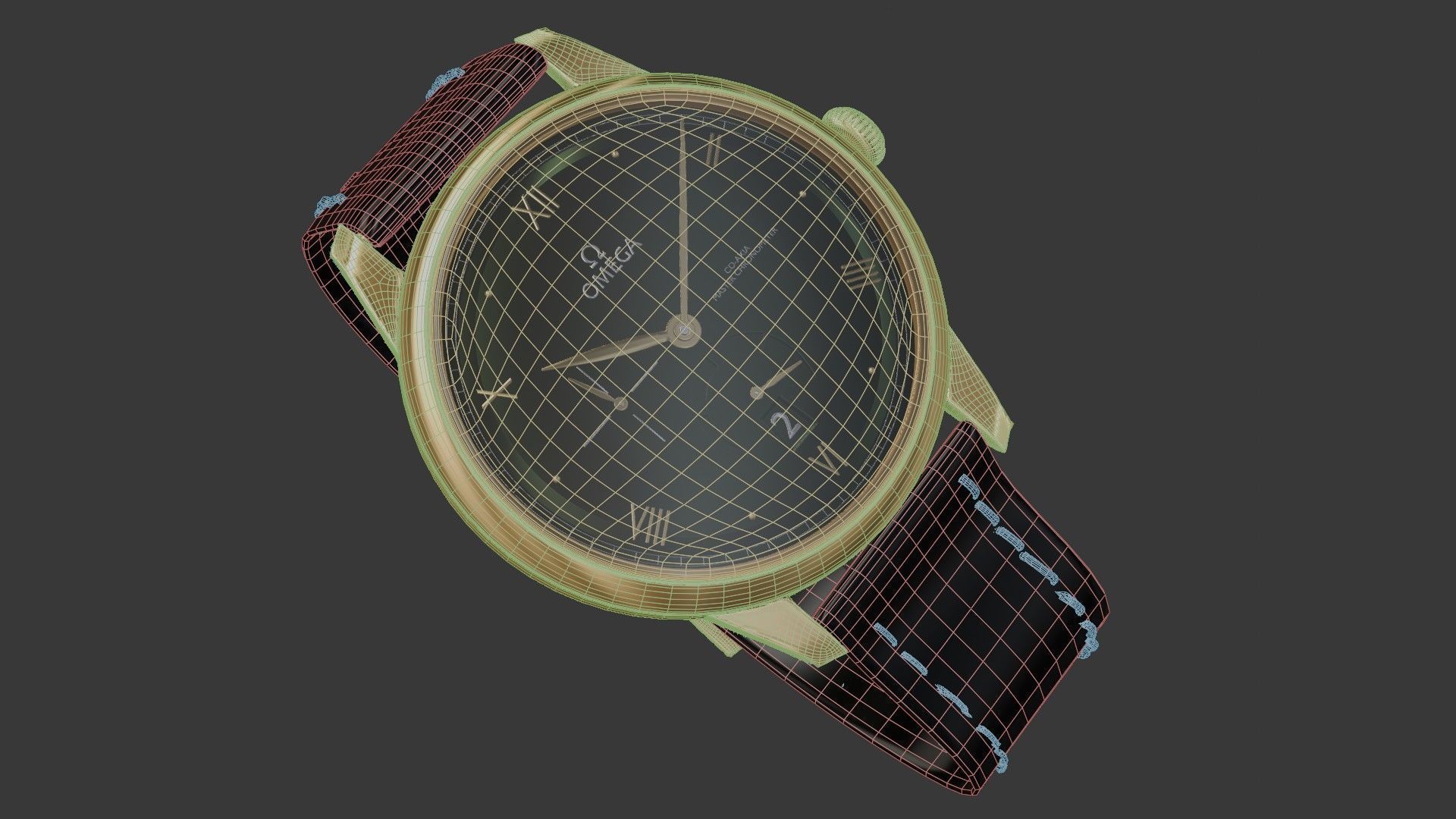 Realistic Omega Watch 3D model_11