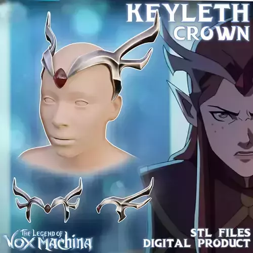 Fantasy Keyleth Crown The Legend of the Vox Machina 3D print model