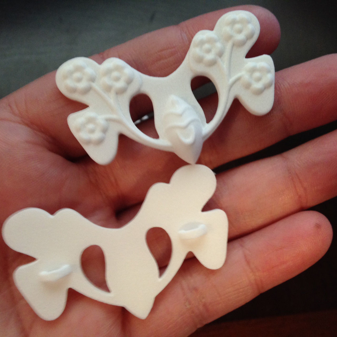 Padme Amidala Mustafar Belt Brooch Set - Cosplay Prop Star Wars 3D print model_1