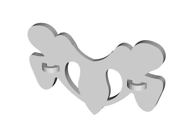 Padme Amidala Mustafar Belt Brooch Set - Cosplay Prop Star Wars 3D print model_7