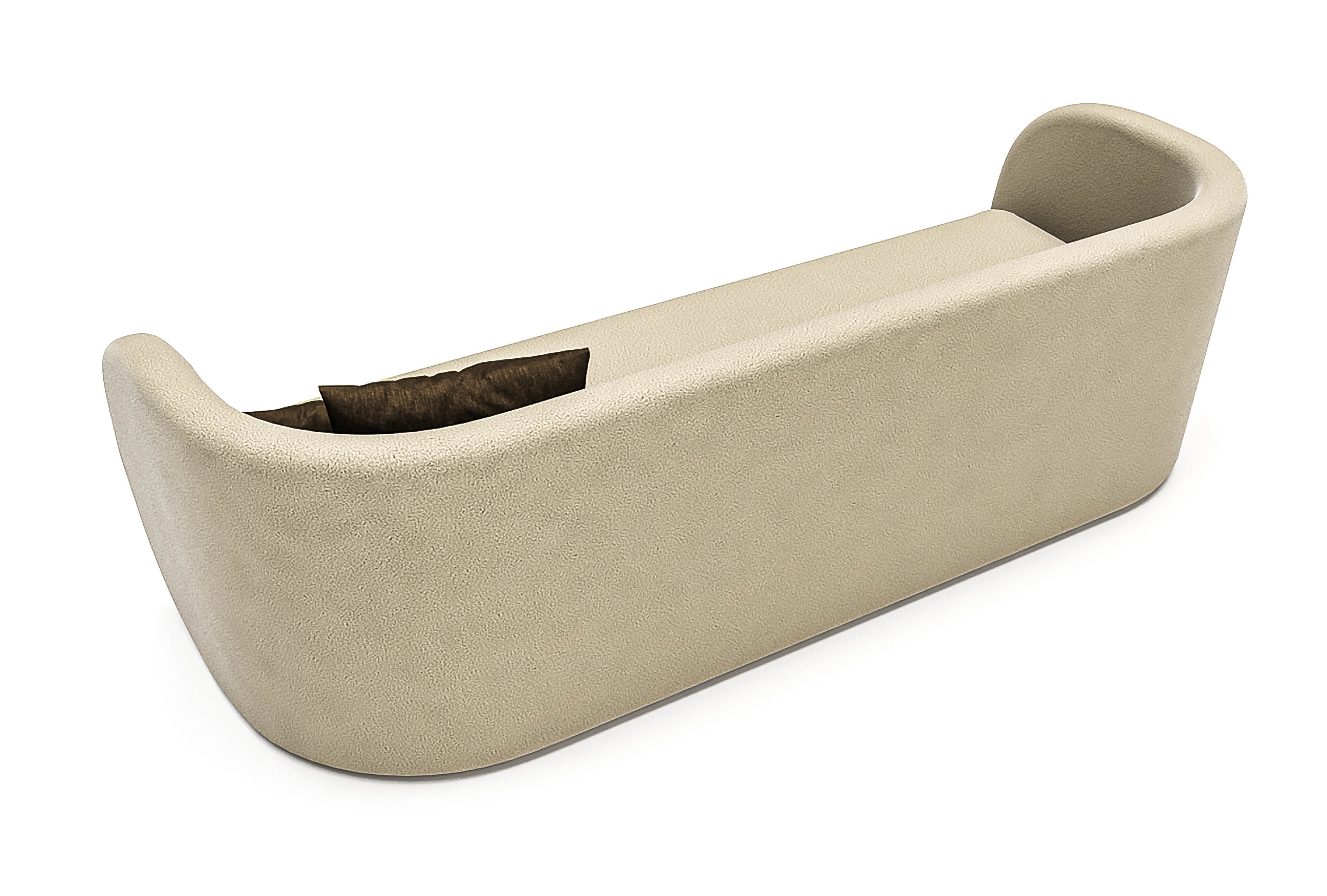 Pure Sofa Low-poly 3D model_5