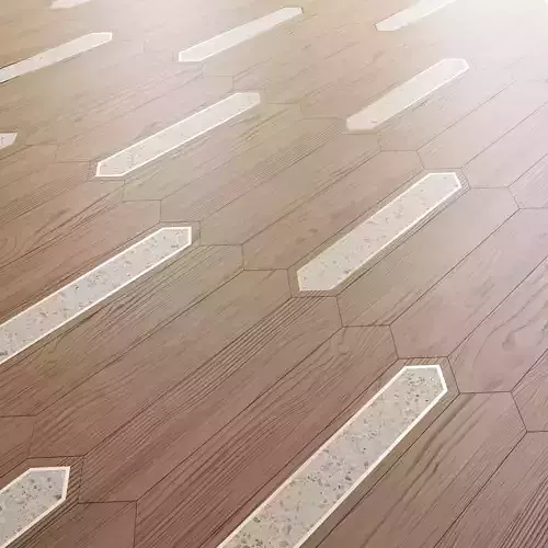 Matita modular geometric wood floor By Foglie D Oro Texture