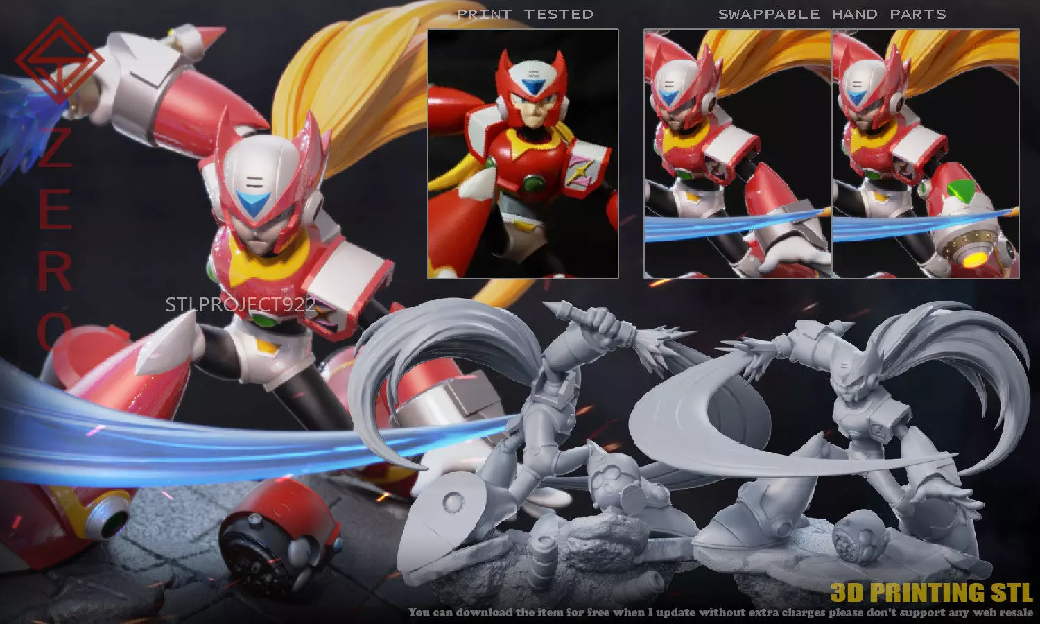 Zero X 3D print model_0