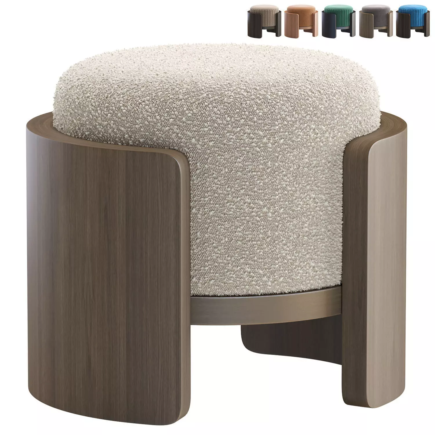 Pouf EIDA By Manner Matter 3D model_0