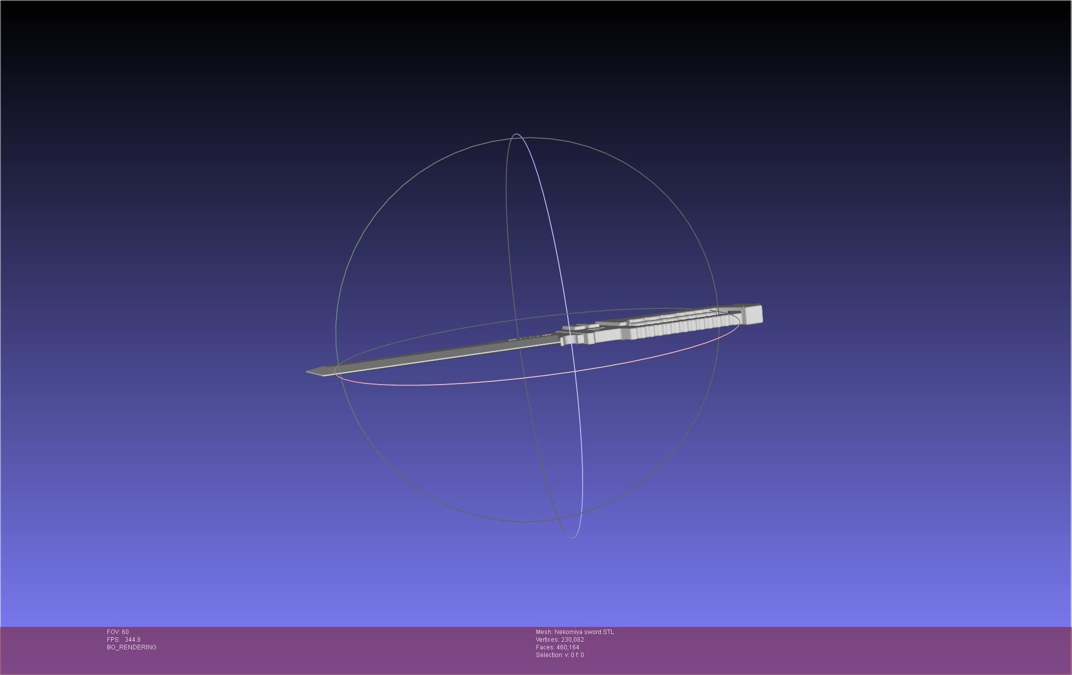 Zenless Zone Zero Nekomiya Mana Sword 3D print model_18