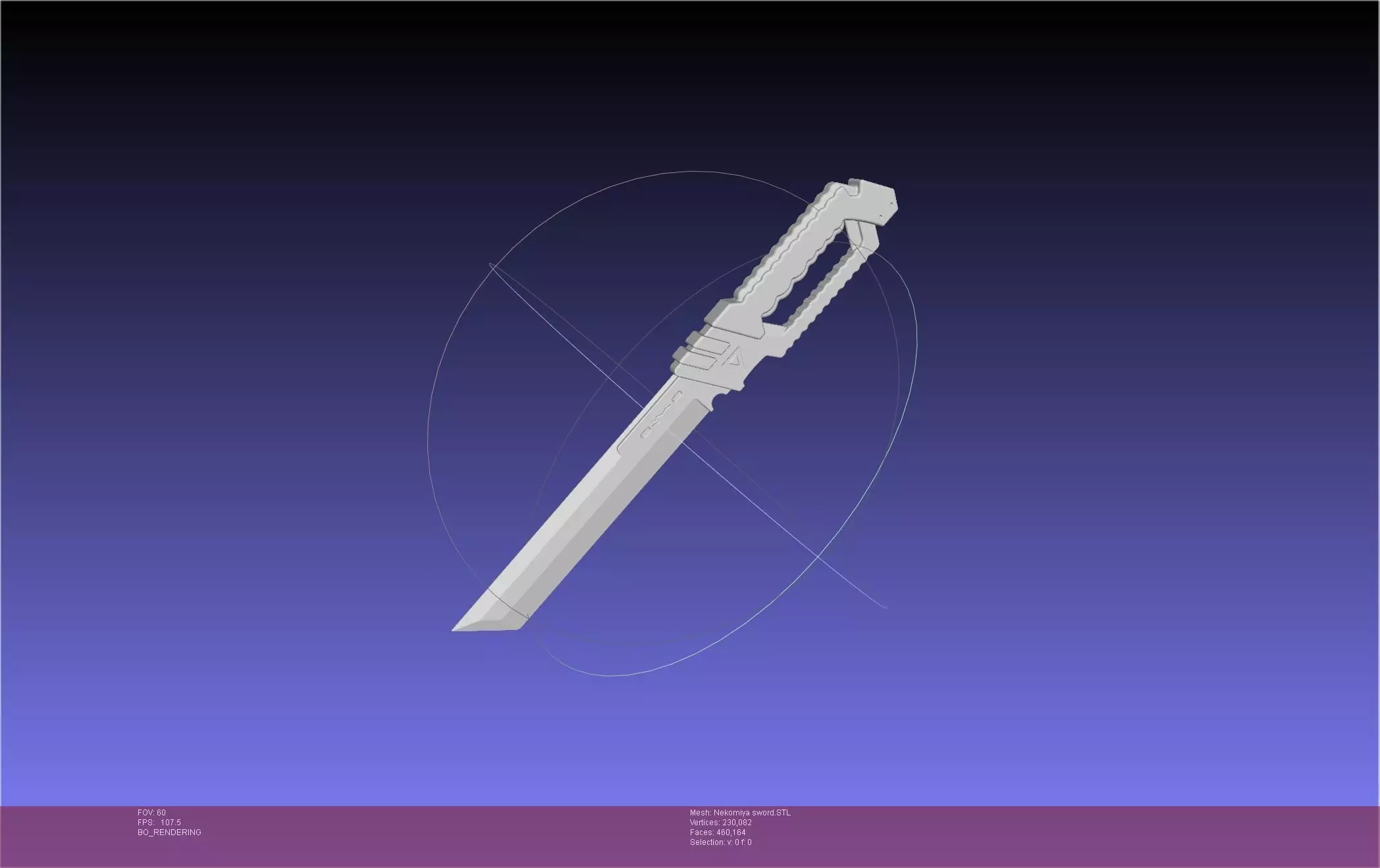 Zenless Zone Zero Nekomiya Mana Sword 3D print model_0