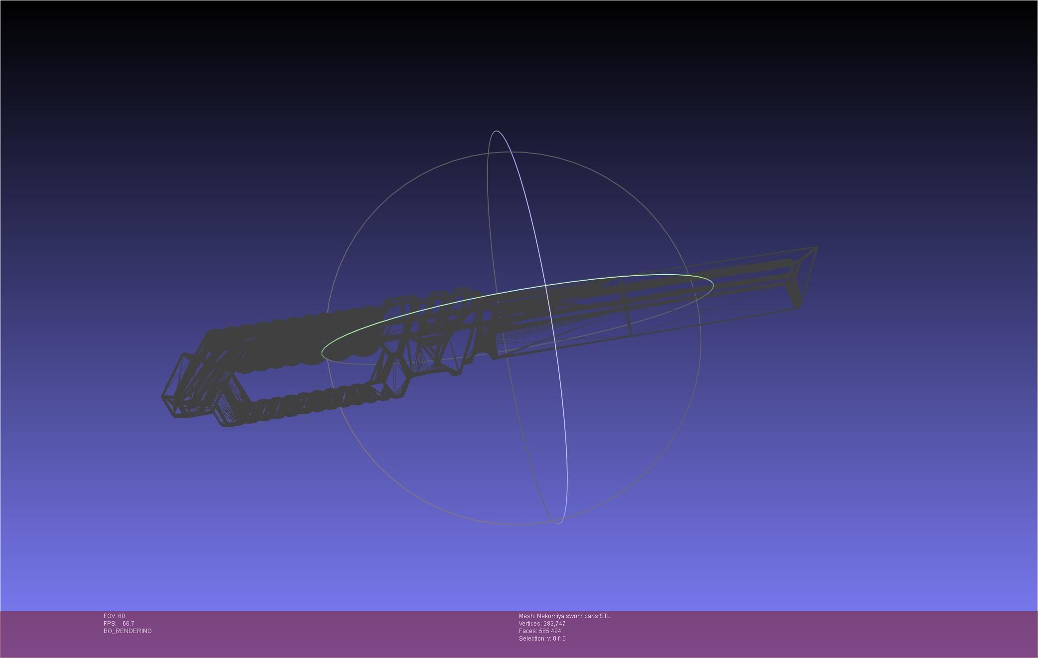 Zenless Zone Zero Nekomiya Mana Sword 3D print model_80