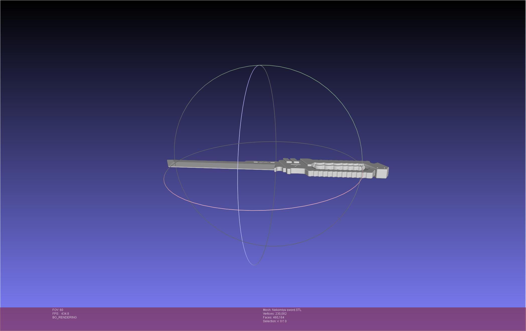 Zenless Zone Zero Nekomiya Mana Sword 3D print model_26