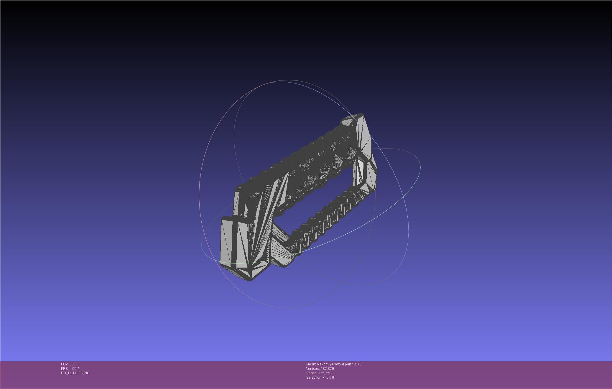 Zenless Zone Zero Nekomiya Mana Sword 3D print model_53