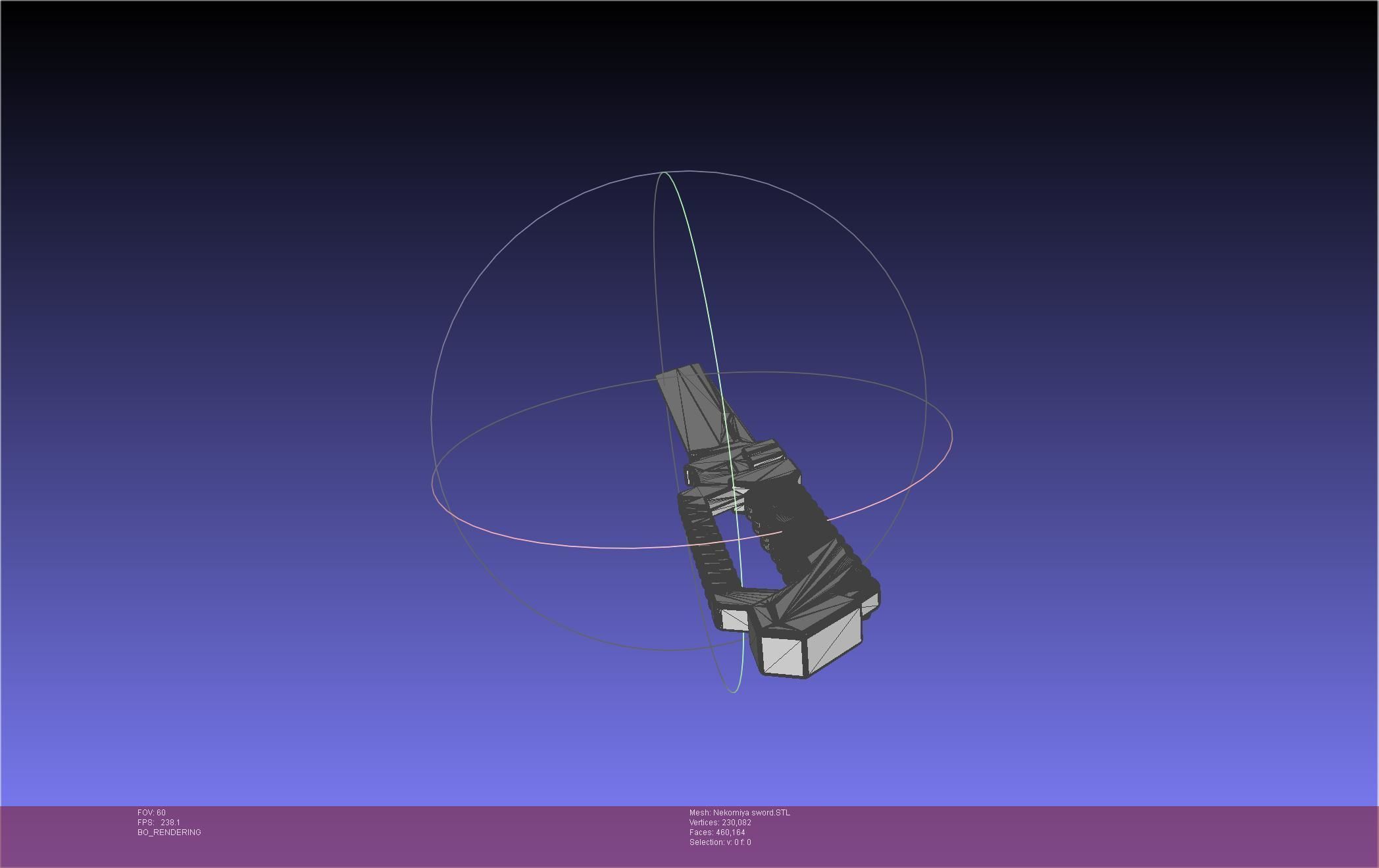 Zenless Zone Zero Nekomiya Mana Sword 3D print model_43