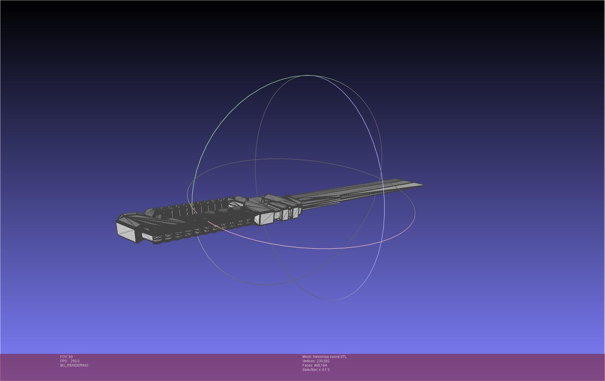 Zenless Zone Zero Nekomiya Mana Sword 3D print model_42