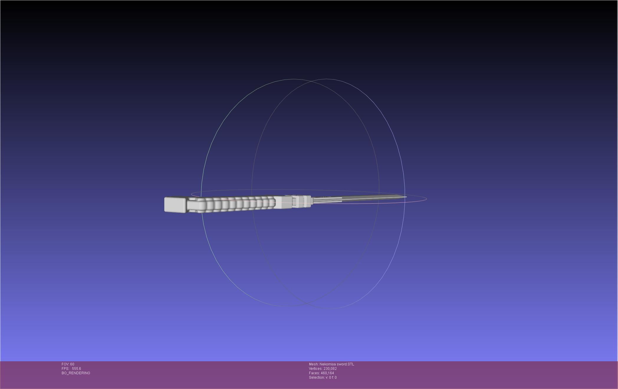 Zenless Zone Zero Nekomiya Mana Sword 3D print model_23